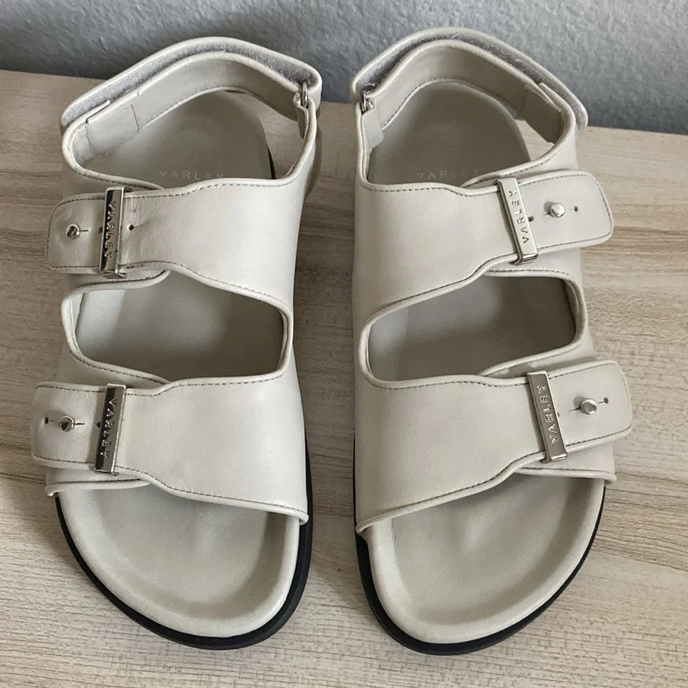 Varley NEW Corte Strap Sandals in Birch Size 37 | US 7 - Picture 6 of 16